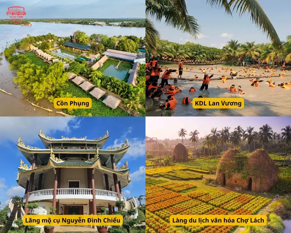 Địa điểm du lịch nổi tiếng ở Bến Tre