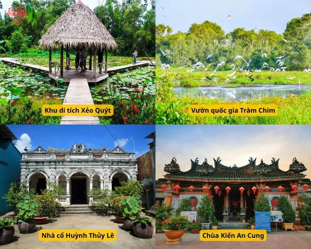 Địa điểm du lịch nổi tiếng ở Đồng Tháp