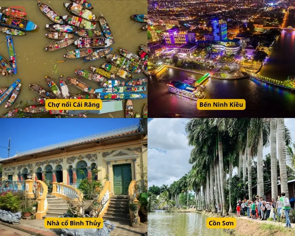 Địa điểm du lịch nổi tiếng ở Cần Thơ