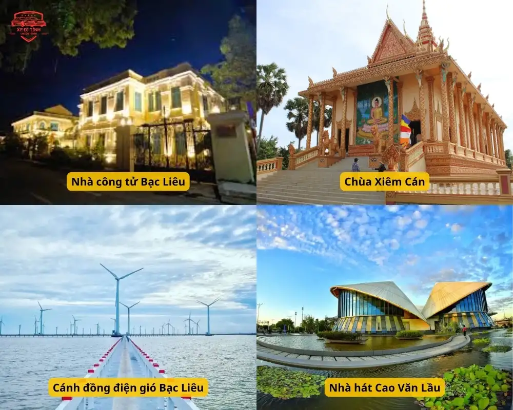 Địa điểm du lịch nổi tiếng ở Bạc Liêu