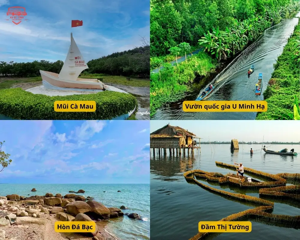 Địa điểm du lịch nổi tiếng ở Cà Mau